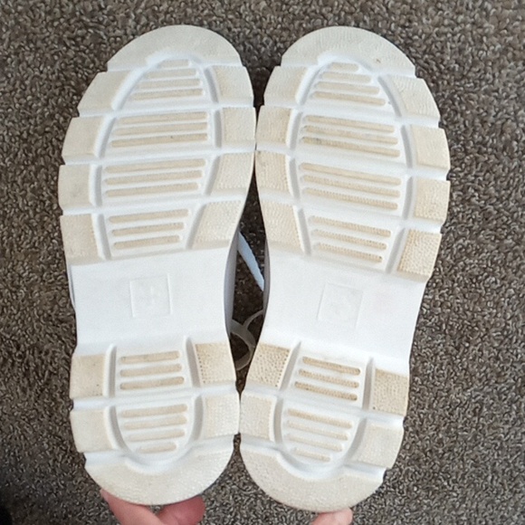 Dr Martens White Combs Platform Boot - Picture 5 of 11